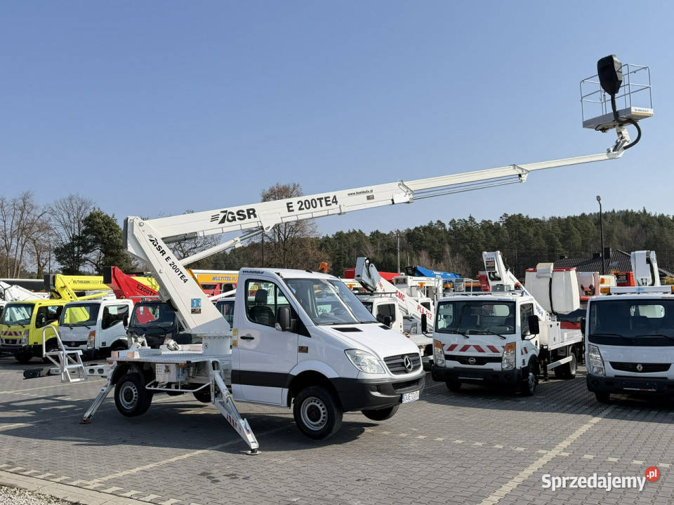Mercedes Sprinter Zwyżka Podnośnik Koszowy GSR E Widełki