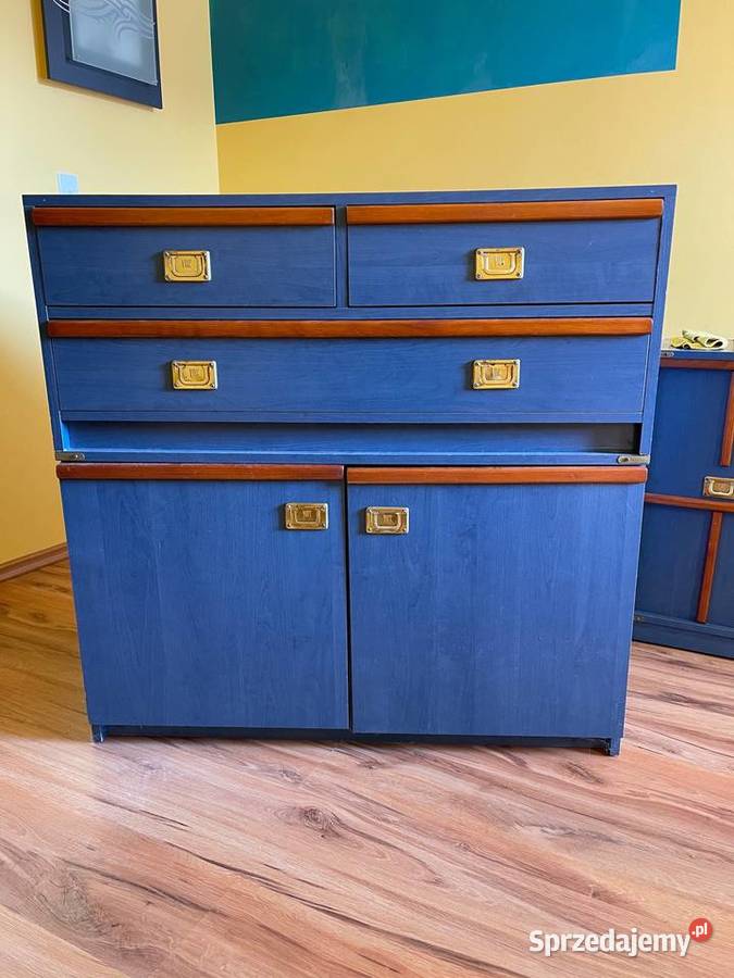 Zestaw mebli biurko komody komplet