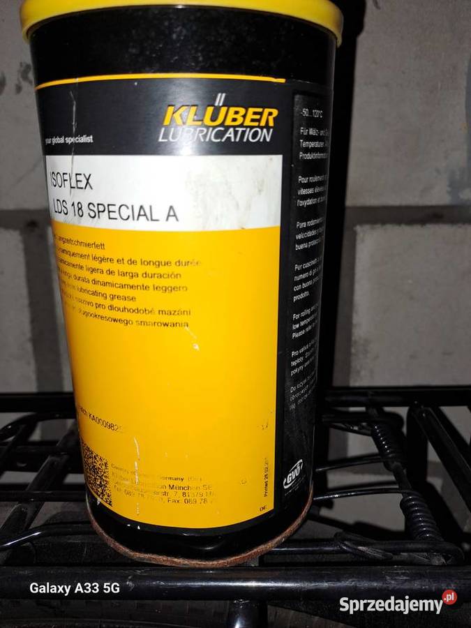 Sprzedam specjalistyczny smar KLUBER ISOFLEX Otwock