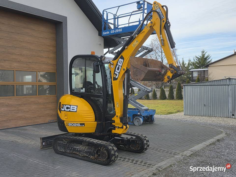 JCB 8026 mini koparka 3 łyżki szybkozłącze 1 wł