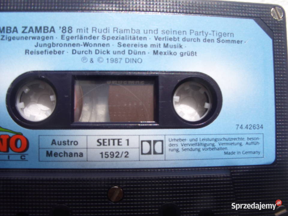 Kaseta Ramba zamba 88 1987 dolnośląskie Wołów