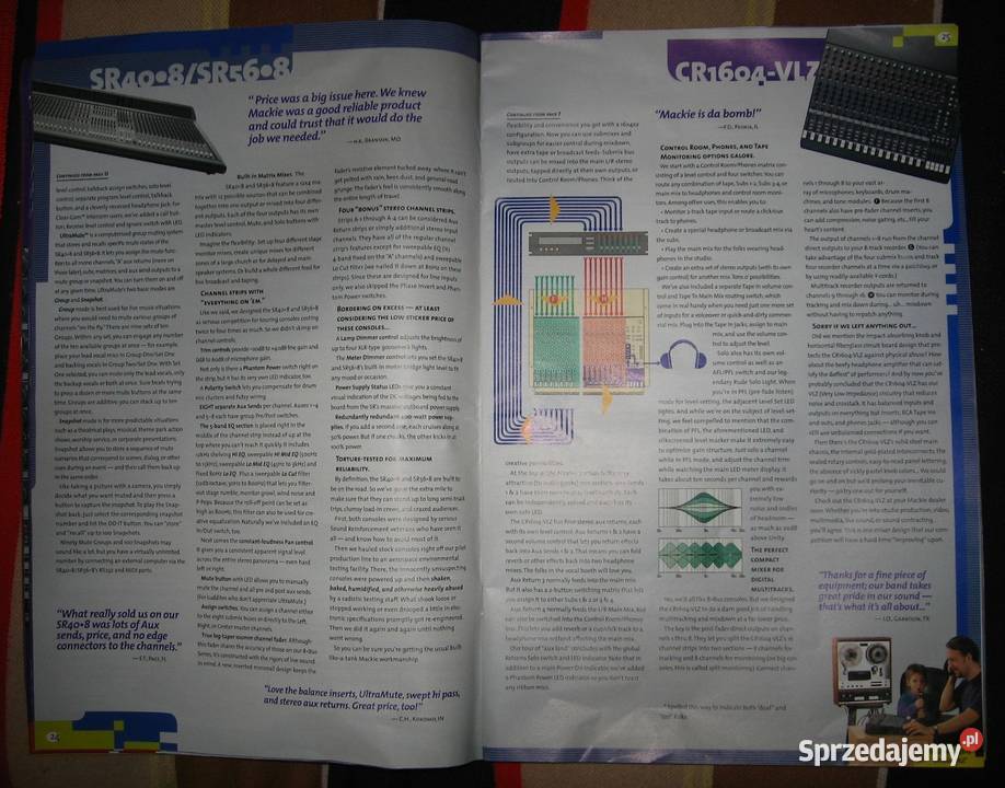 MACKIE Spring 1998 Analog Products and Kępice