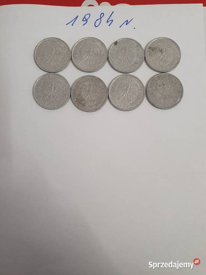Monety aluminiowe 1 1984r Kolekcje Grójec