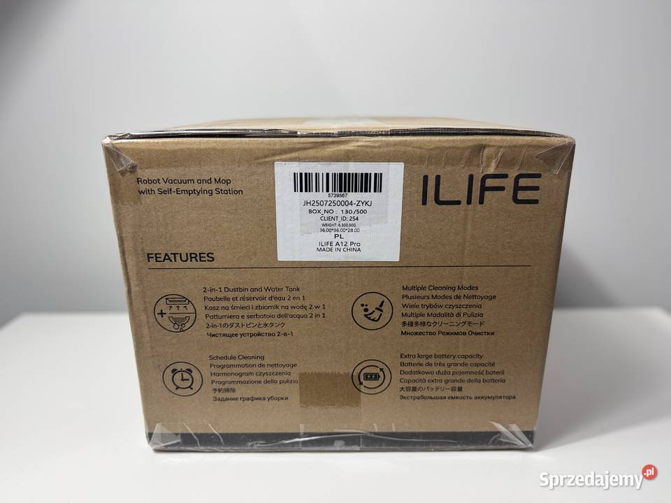 ROBOT SPRZĄTAJĄCY ILIFE A12 PRO BIAŁY KOMPLET Śrem