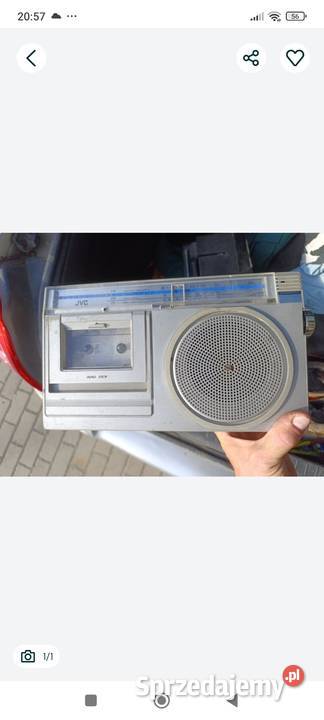radioodtwarzacz kasetowy JVC RC250L Mielec sprzedam
