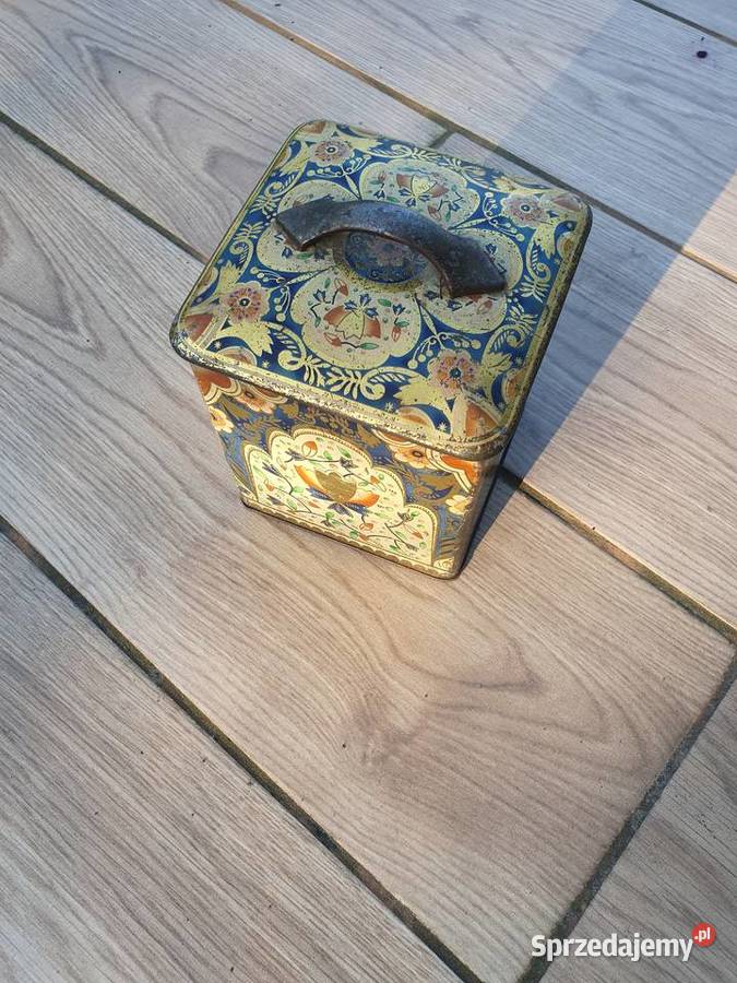 Stara metalową puszka na kawę