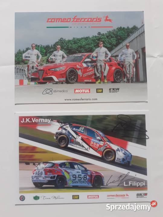 Karty Romeo Ferraris RacingAlfa Romeo sprzedam
