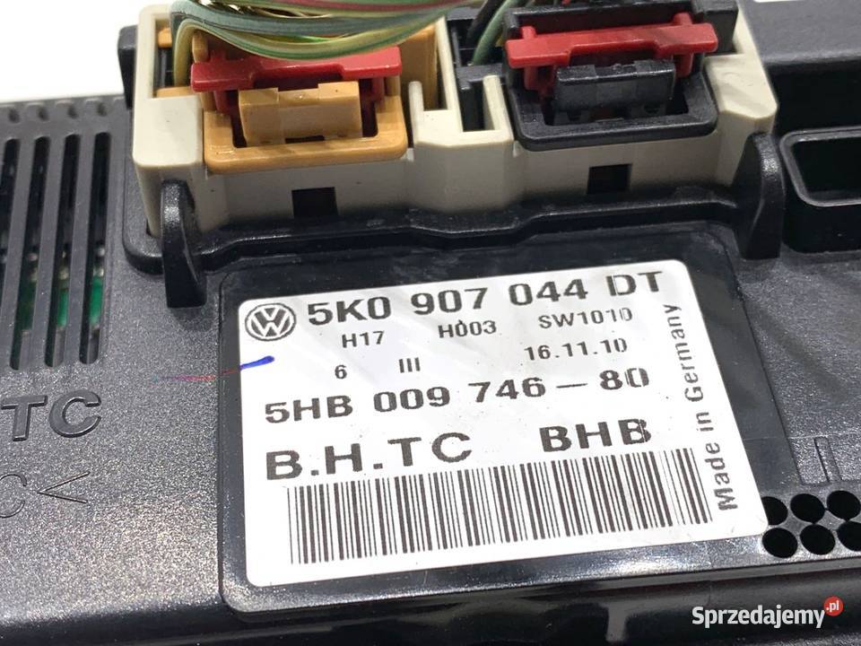 PANEL STEROWANIA NAWIEWU VW GOLF VI 5K0907044DT