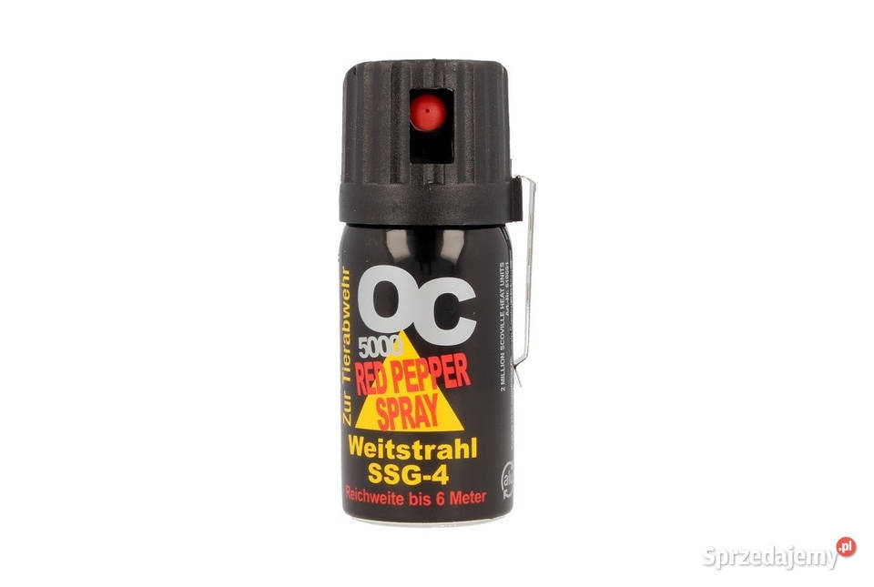 Gaz pieprzowy KKS OC 5000 Gel 40ml dysza Stream Maciejowice