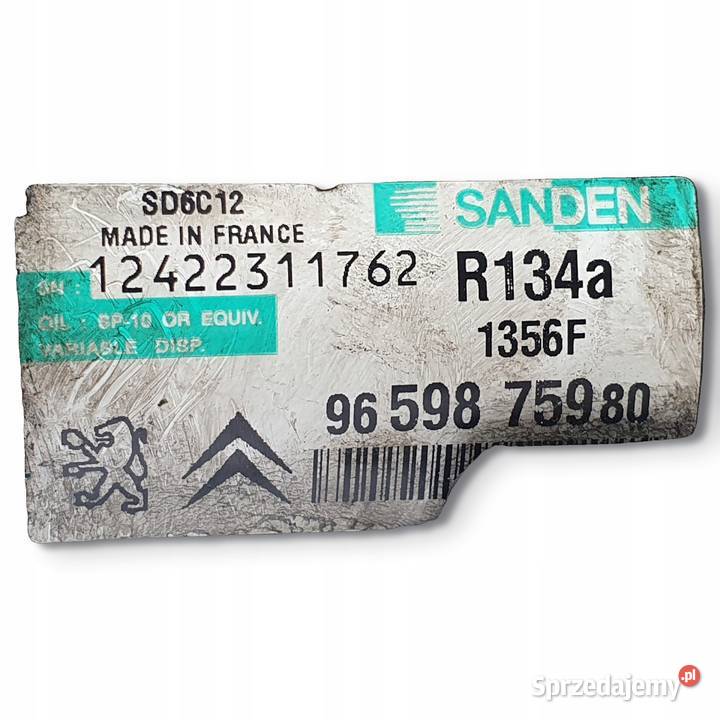 SPRĘŻARKA KLIMATYZACJI Peugeot 307 20 HDI Chełm