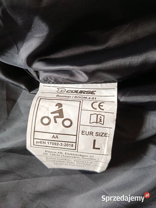 Skóra motocyklowa Course z ochraniaczami L Zamość