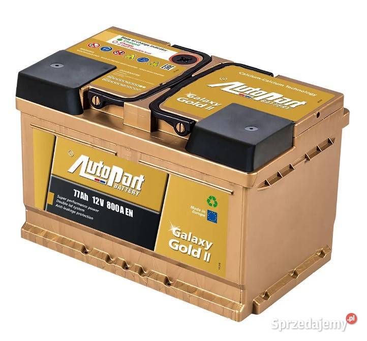 Akumulator Autopart Galaxy Gold II 77Ah 800A dolnośląskie