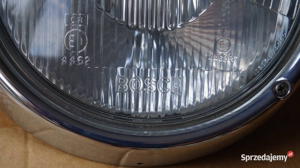 Reflektor VW Garbus Bosch chrom oryginał nowy Mrowino