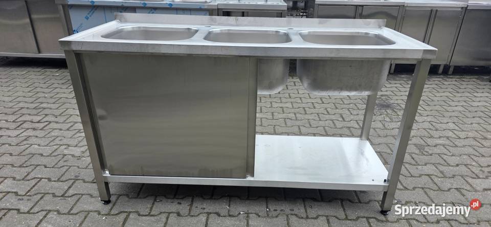 Zlew 3 Komorowy Drzwi Suwane 1506085 M1300 N Nowe Skalmierzyce