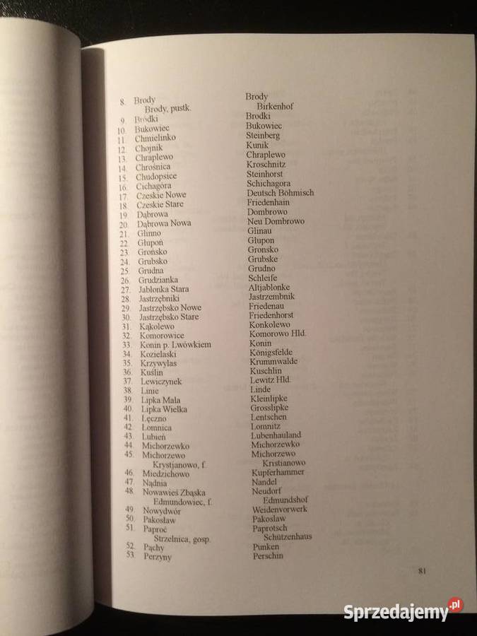 2760 Słownik Miejscowości Woj Poznańskiego Z Szczecin sprzedam