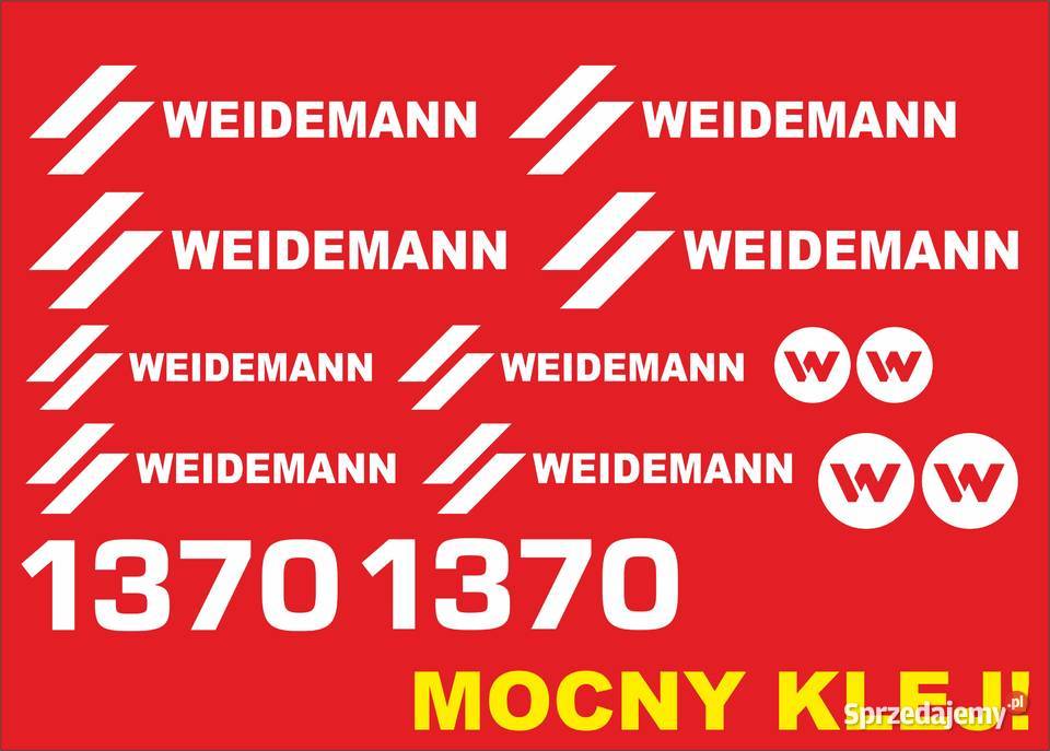 Naklejki weidemann 1370 zamienniki naklejki kujawsko-pomorskie Bydgoszcz