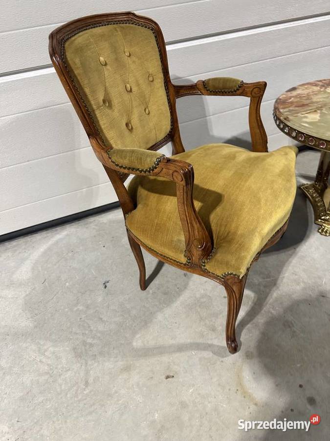 Ładne stylowe fotele ludwikowskie Fotele Sławoszewek