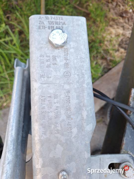 Przyczepa towarowa dmc1400 burtowe