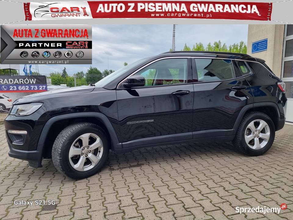 Jeep Compass 14 140 półskóry nawigacja kamera czarny Płońsk sprzedam