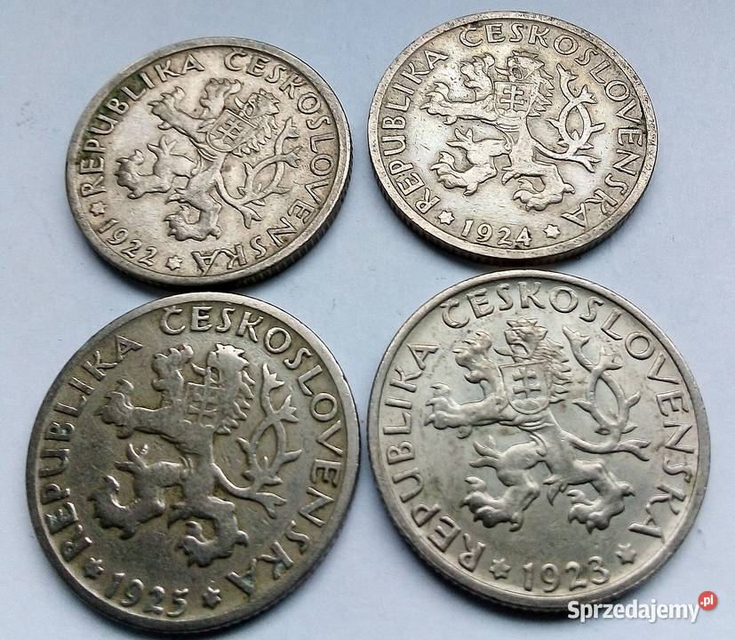 CZECHOSŁOWACJA1 KORONA1922r1923 r1924 r1925 r Legionowo