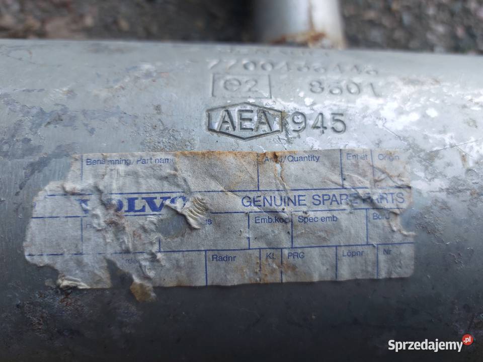 Tłumik Volvo Renault Miłków