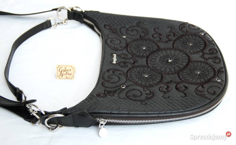 Desigual Majestic Siberia czarna haftowana