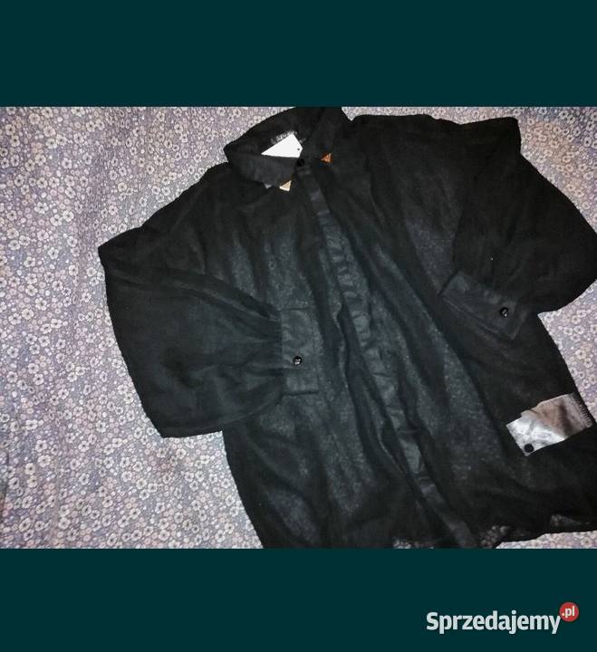 YORKER NOWA czarna koszula bluzka rozpinana Bluzki i koszule Leszno