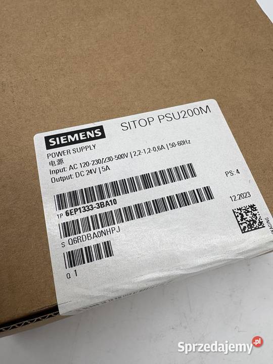 Siemens 6EP13333BA10 Power supply Pozostałe Warszawa sprzedam