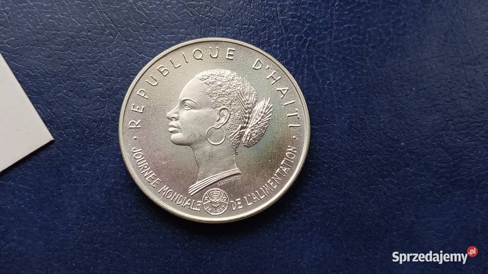 Stare monety 50 gourde 1981 Haiti srebro podkarpackie Lesko