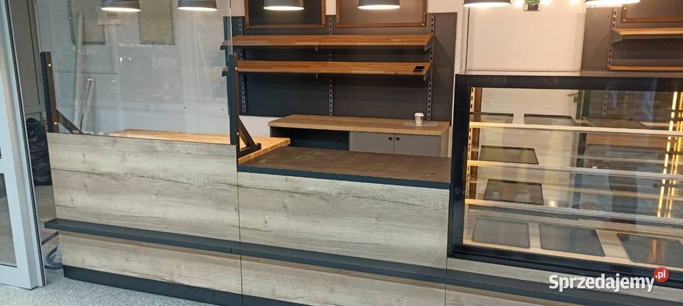 Komplet wyposażenie sklepu piekarniczego witryna Szczecin