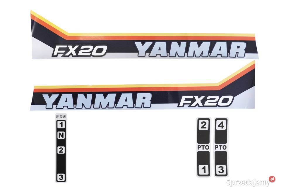 Naklejki Yanmar FX20 Tajęcina