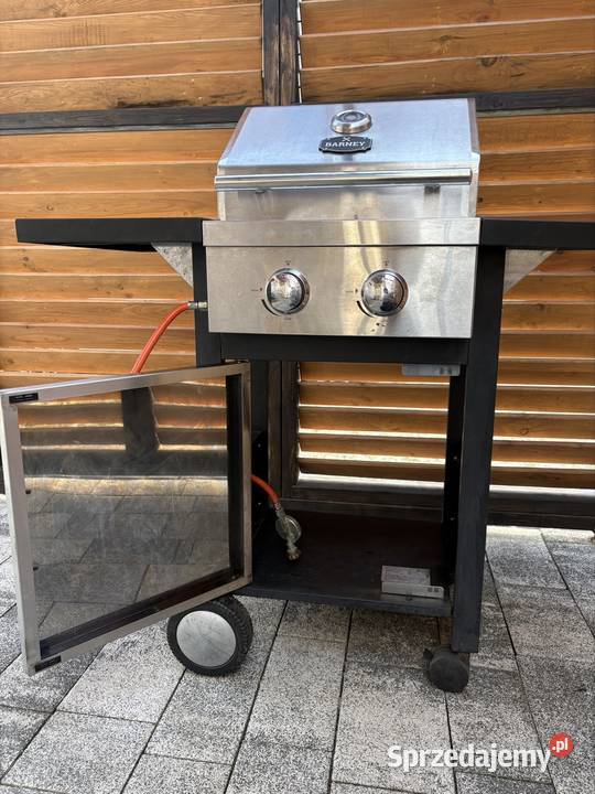 Grill gazowy Barney Barbecue 2 palniki żeliwny łódzkie Góra Bałdrzychowska-Kolonia