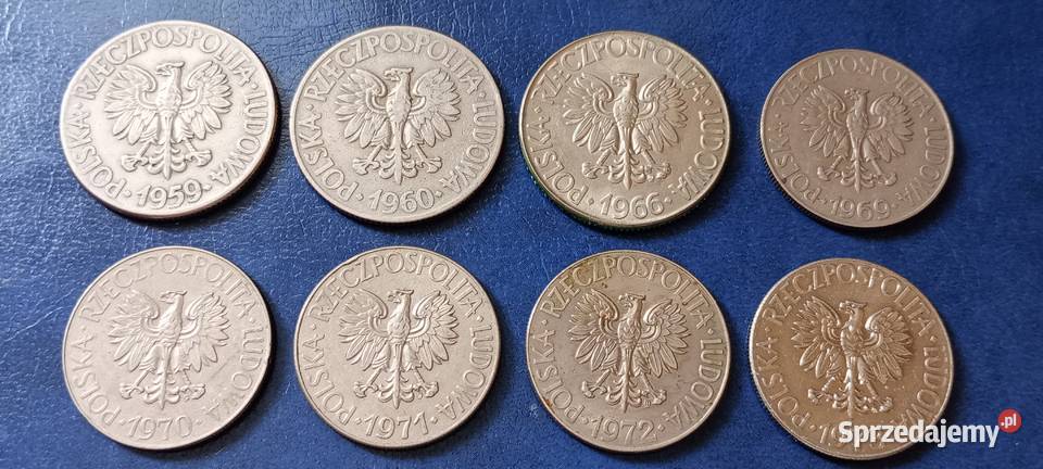 Stare monety 10 złotych 12 monet Kościuszko Lesko sprzedam