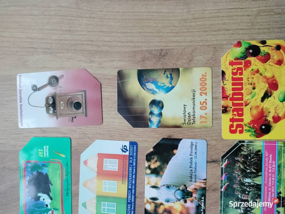 Karty telefoniczne lata 90 14 kredki kogut sprzedam