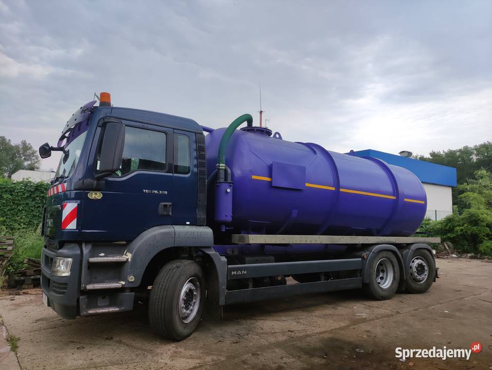 Man TGS 6x2 Asenizacyjny Specjalny 185m3 oś nie Szczecin