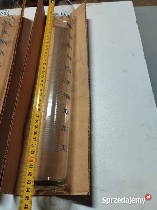 Menzurka szklana cylinder miarowy 1000ml 1 litr Kamocin
