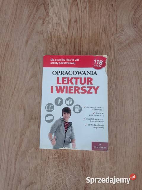 Opracowania lektur i wierszy uczniów klas VIVIII sprzedam
