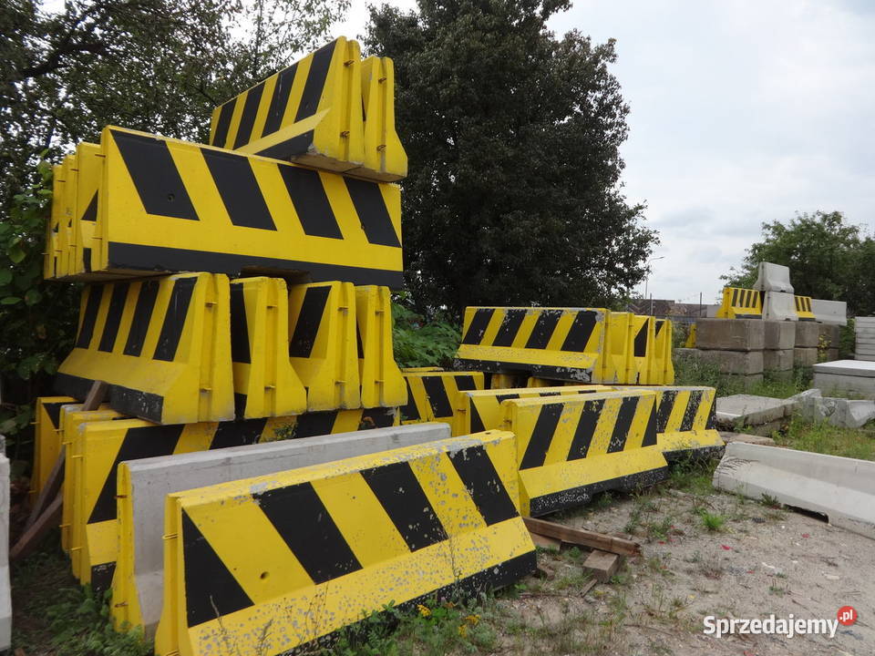 Bariery drogowebetonowe używane jednostronne śląskie sprzedam