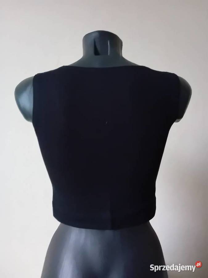Czarny top bluzka Bokserka Warszawa