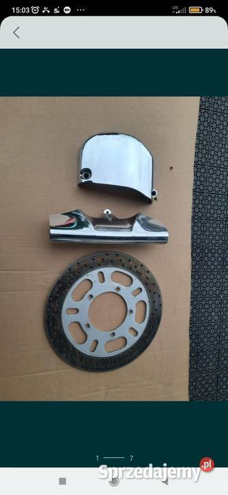 Tarcza hamulcowa suzuki VL 1500 osłona silnika Grodzisk Wielkopolski