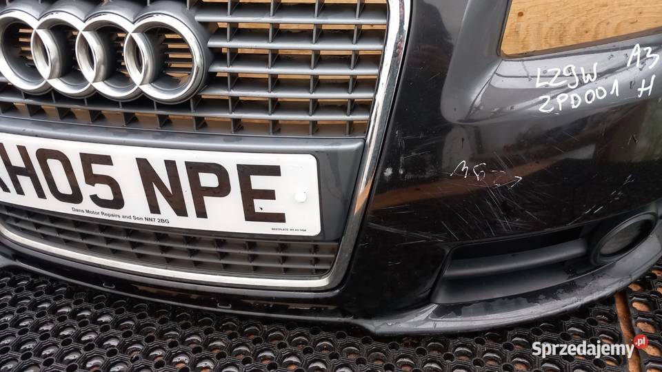 AUDI A3 8P SLINE ZDERZAK PRZÓD DUŻY GRILL Części samochodowe Zbierkowo