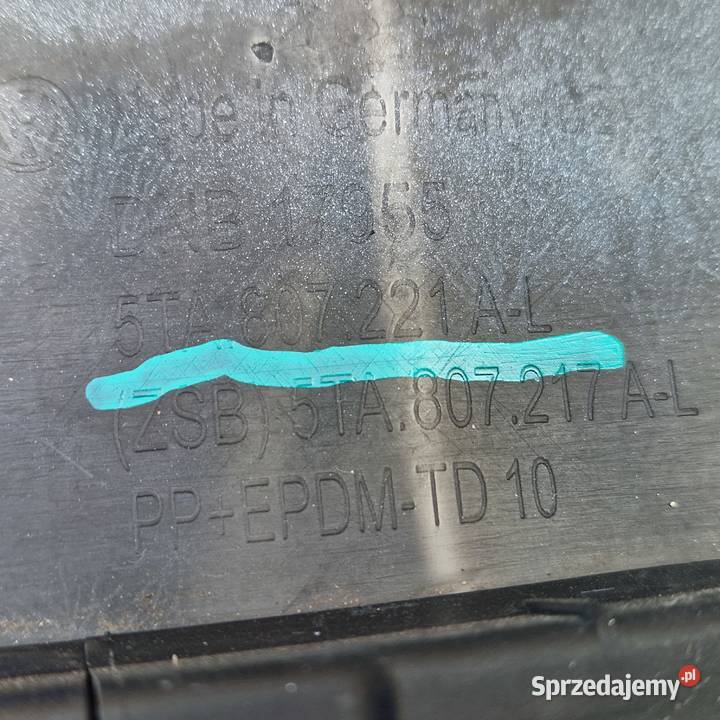 VW TOURAN 3 III 5TA ZDERZAK PRZÓD SPRYSKI 4 PDC Bieleń sprzedam