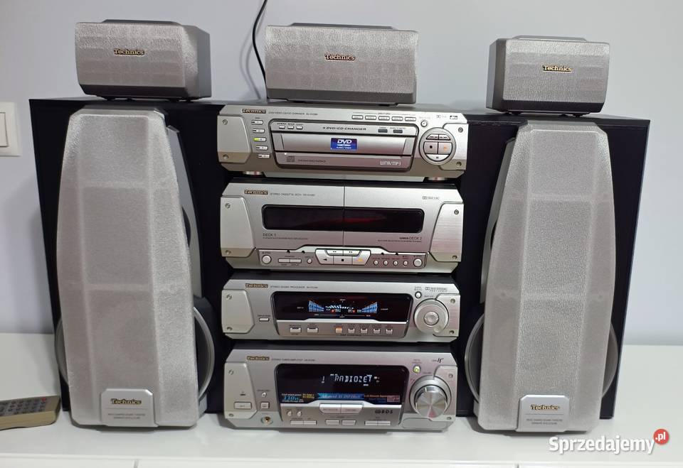 Wieża Technics dv290 DVD i MP3 Najwyższy model Łęka Opatowska