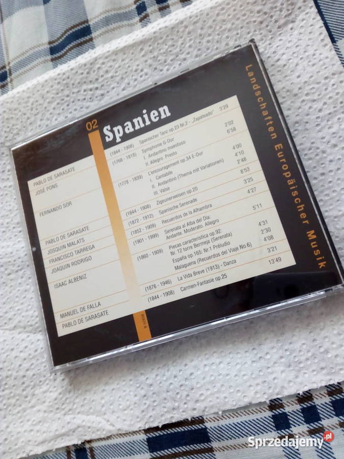 SPANIENAuslese 02 Sarasate Pons Sor Malats lubelskie Puławy