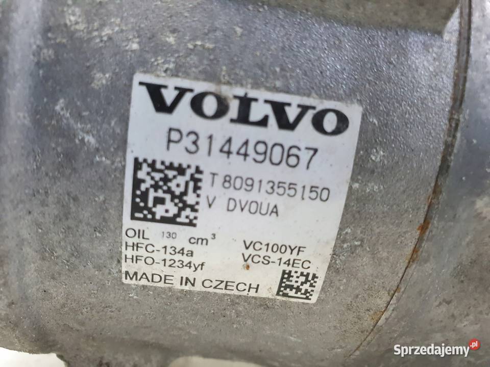 SPRĘŻARKA KLIMATYZACJI Volvo XC60 II 20 T5 pompa osobowe Chełm