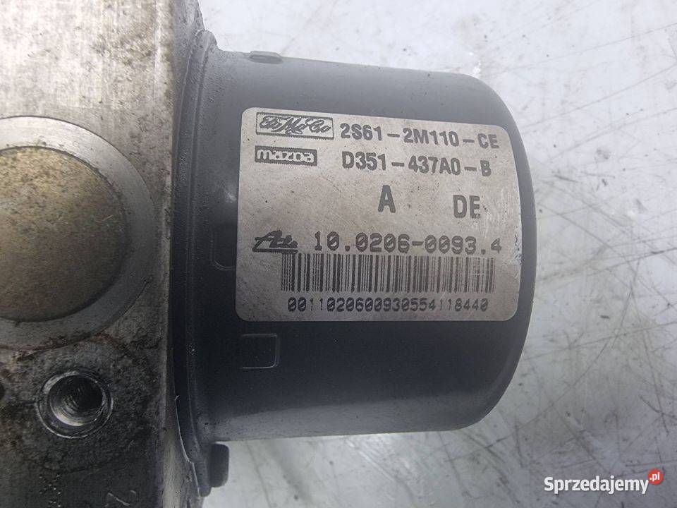 POMPA ABS HAMULCOWA FORD FIESTA MK5 2S612M110CE osobowe Lipno sprzedam