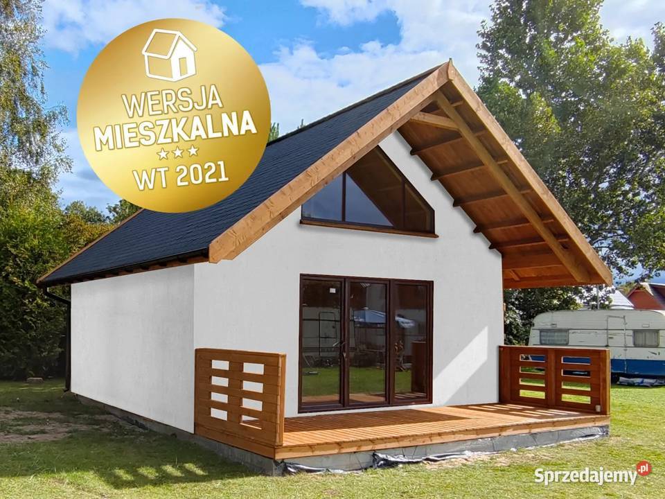 Domek mieszkalny całoroczny CRA6 PREMIUM - WT 2021 - 36 m²