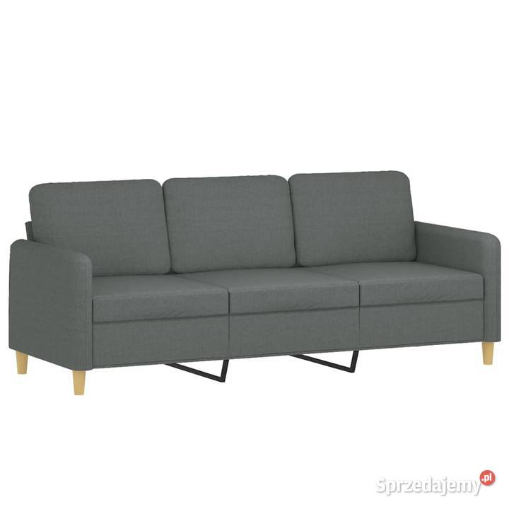 vidaXL Sofa 3osobowa ciemnoszara 180 SKU359487 Warszawa