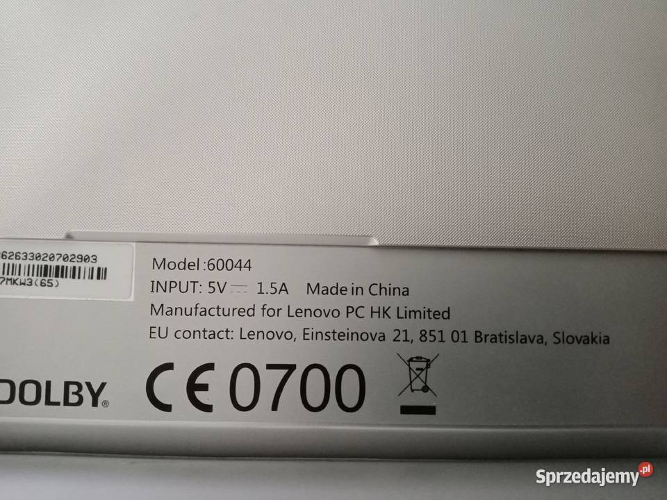 tablet Lenovo Yoga Tab 8 model 60044 Android Bytom