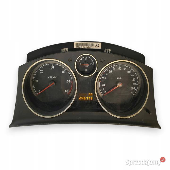 LICZNIK ZEGARY 13308999 XZ Opel Astra H Zafira B Liczniki i zegary Chełm sprzedam